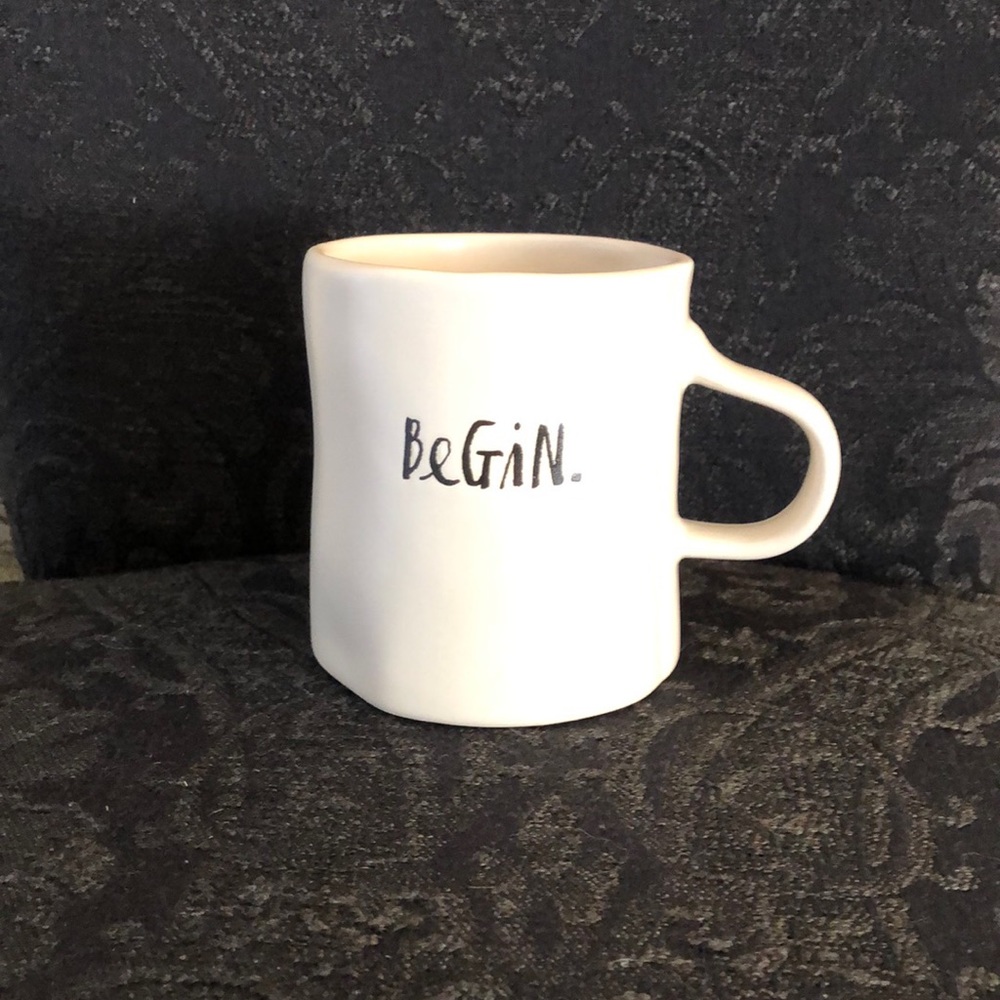 Rae Dunn by Magenta - “Begin” coffee mug